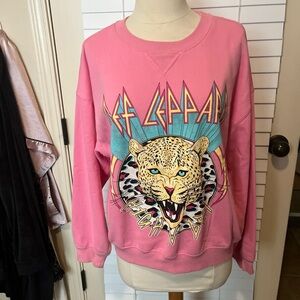 H&M Pink Graphic Women's Sweater
